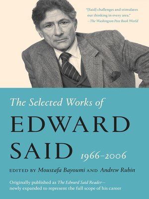 The Edward Said Reader - ebook